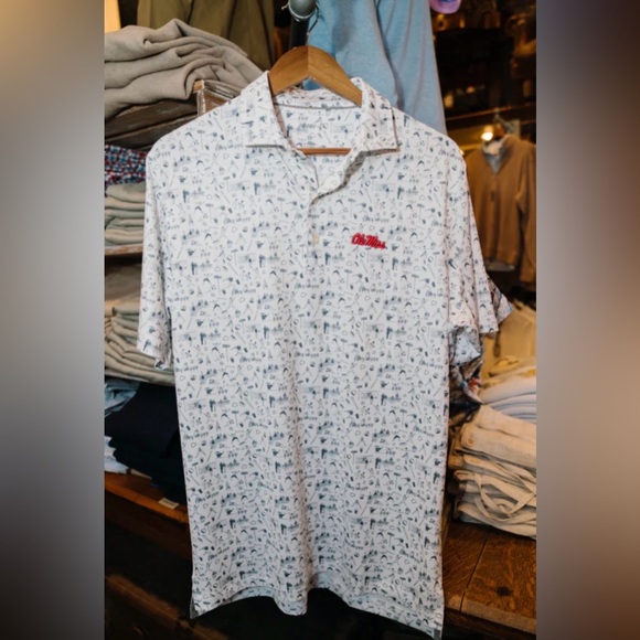 Ole Miss Midnight Navy Johnnie-O Ballpark Polo - XL - NWT & Sealed - Picture 2 of 5